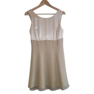 Vintage Blondie and Me Champagne Tie Back Tank Dress Size Size S